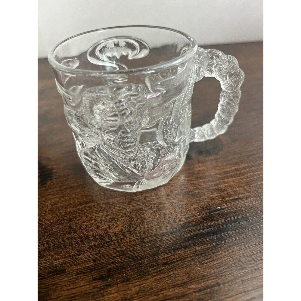 McDONALD'S  TWO-FACE  VINTAGE BATMAN FOREVER DRINKING GLASS 1995 DC Comics